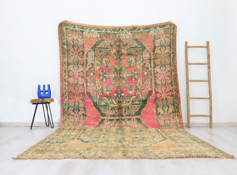 Ider Vintage Moroccan Rug 6'8" x 11'2"