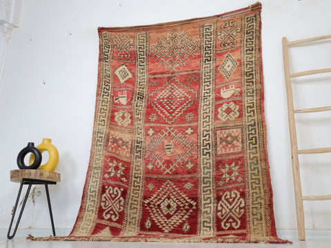 Nysim Vintage Moroccan Rug  4'8" x 7'8"