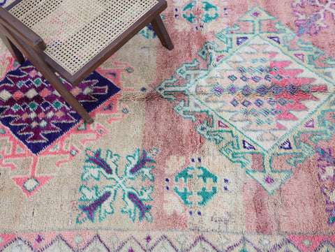 Asafu Vintage Moroccan Rug 4'9" x 11'5"