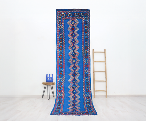 Tasnimt Vintage Moroccan Rug  4'4" x 15'2"