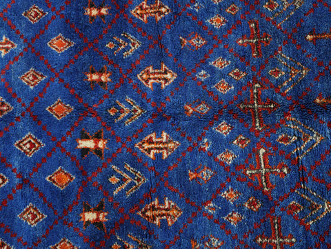 Amghar Vintage Moroccan Rug 6'2" x 11'2"