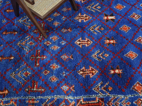 Amghar Vintage Moroccan Rug 6'2" x 11'2"