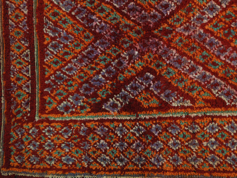 Isemkan Vintage Moroccan Rug  6'5" x9'6"
