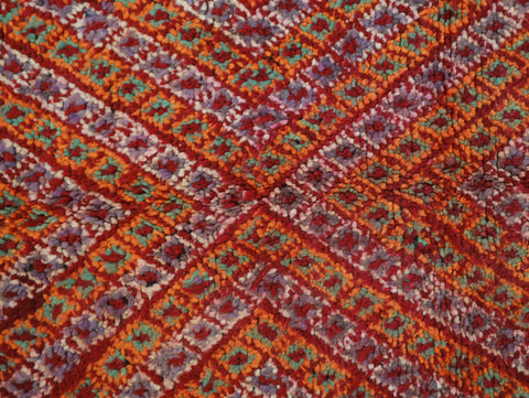 Isemkan Vintage Moroccan Rug  6'5" x9'6"
