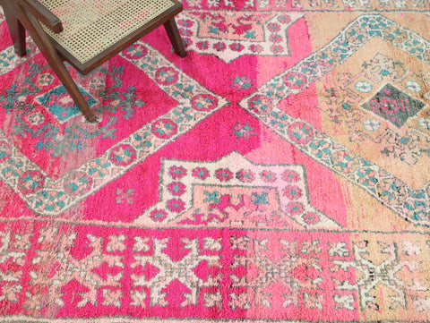 Azim Vintage Moroccan Rug 6'6" x 12'5"