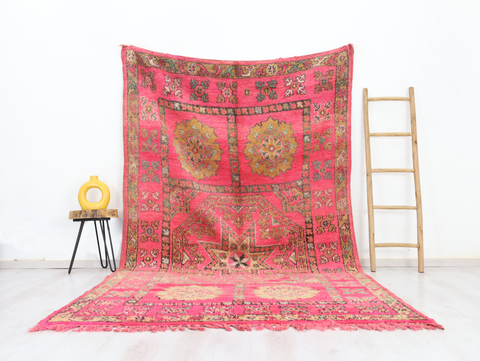 Ayyur Vintage Moroccan Rug 6'4" x 10'8"