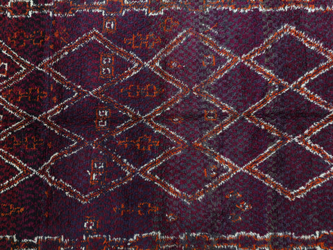 Afalkay Vintage Moroccan Rug 6'6" x 11'4"