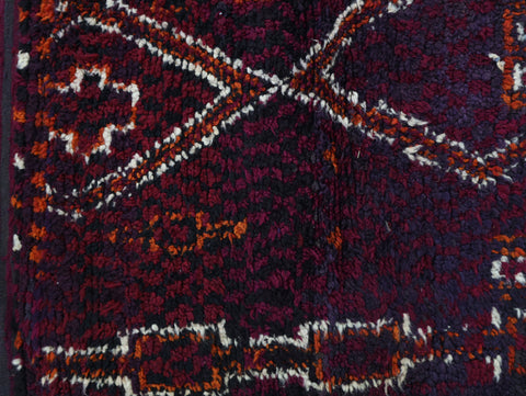 Afalkay Vintage Moroccan Rug 6'6" x 11'4"