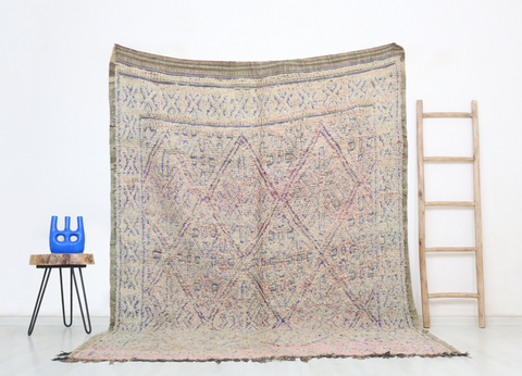 Tibra Vintage Moroccan Rug  6'3" x8'5"