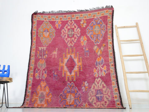 Erwan Vintage Moroccan Rug  5'4" x 7'1"