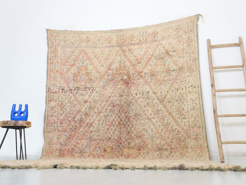 Asayl Vintage Moroccan Rug  6'7" x11'1"