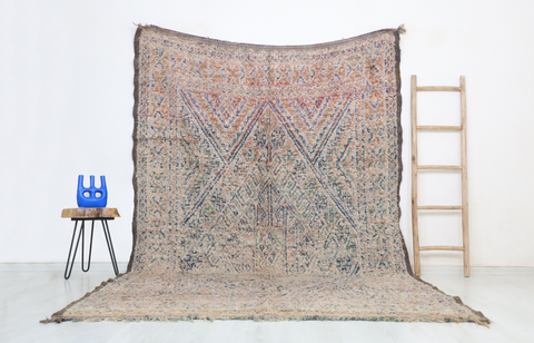 Nalya Vintage Moroccan Rug  6'8" x10'4"