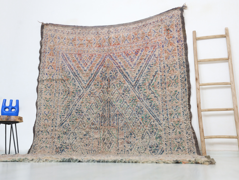 Nalya Vintage Moroccan Rug  6'8" x10'4"