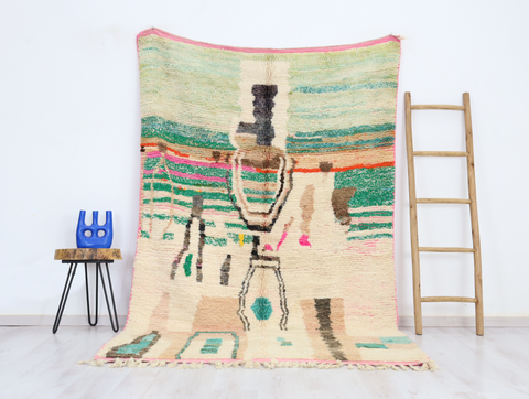 Tinshen Moroccan Rug 5'4" x 8'2"