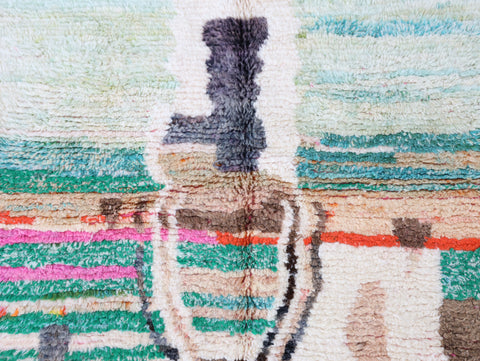 Tinshen Moroccan Rug 5'4" x 8'2"