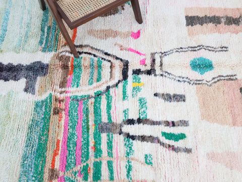 Tinshen Moroccan Rug 5'4" x 8'2"