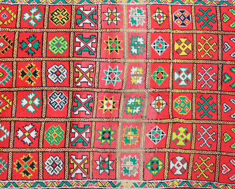 Tiziri Vintage Moroccan Rug  3'4" x 6'7"