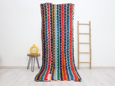 Tabrat  Moroccan Rug 3'4" x 9'5"