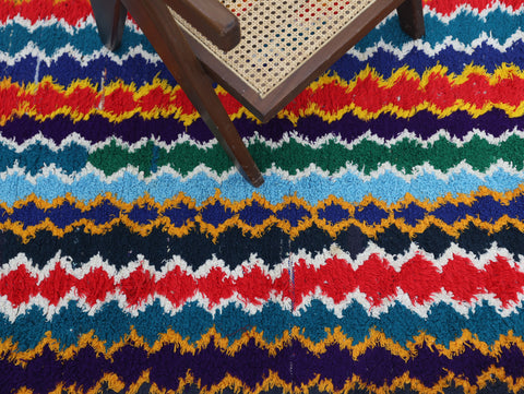Tabrat  Moroccan Rug 3'4" x 9'5"