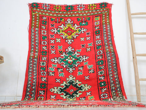 Taous Vintage Moroccan Rug 4'0" x 7'2"