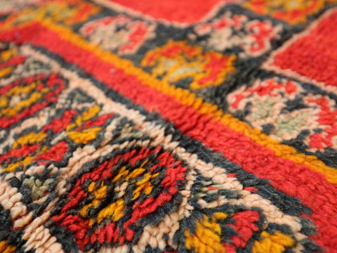 Amzar Vintage Moroccan Rug  6'8" x 12'3"