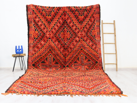 Takama Vintage Moroccan Rug 6'6" x 15'1"