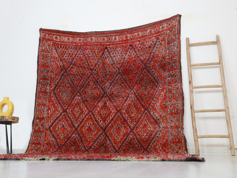 Yezza Vintage Moroccan Rug  6'8" x10'5"