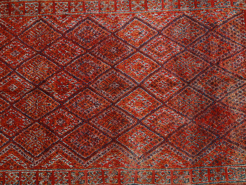 Yezza Vintage Moroccan Rug  6'8" x10'5"