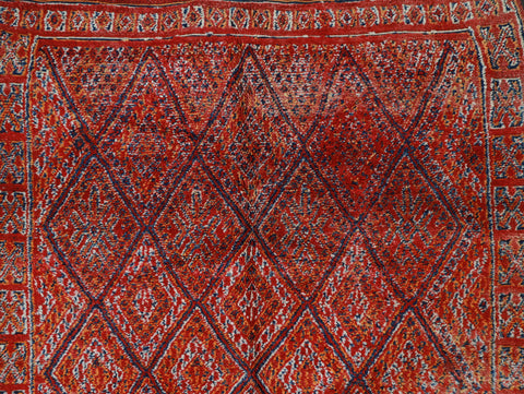 Yezza Vintage Moroccan Rug  6'8" x10'5"