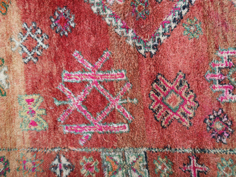 Tizerzirt Vintage Moroccan Rug 5'9" x 12'1"