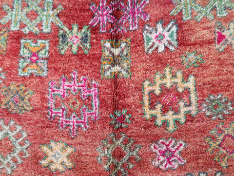 Tizerzirt Vintage Moroccan Rug 5'9" x 12'1"