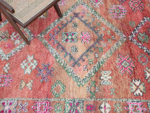 Tizerzirt Vintage Moroccan Rug 5'9" x 12'1"