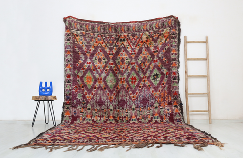 Issaf Vintage Moroccan Rug  6'7" x10'9"