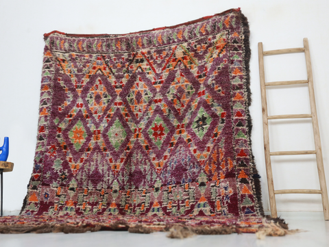 Issaf Vintage Moroccan Rug  6'7" x10'9"