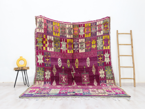 Tasnimt Vintage Moroccan Rug 6'9" x 9'2"
