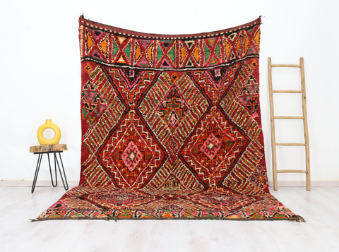 Tassekurit Vintage Moroccan Rug 6'4" x 9'5"