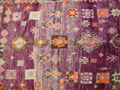 Hettu Vintage Moroccan Rug  7'3" x 12'1"