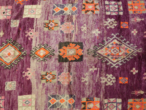 Hettu Vintage Moroccan Rug  7'3" x 12'1"