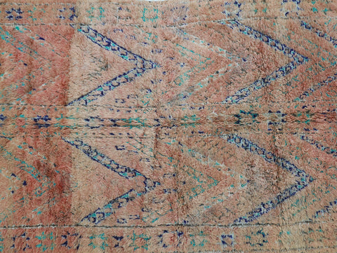 Ighodan Vintage Moroccan Rug  6'4" x10'5"