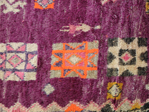 Hettu Vintage Moroccan Rug  7'3" x 12'1"