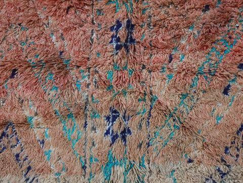 Ighodan Vintage Moroccan Rug  6'4" x10'5"