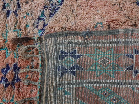 Ighodan Vintage Moroccan Rug  6'4" x10'5"