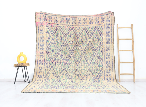 Tilila Vintage Moroccan Rug 6'8" x 9'4"