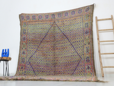 Idel Vintage Moroccan Rug  6'6" x11'3"