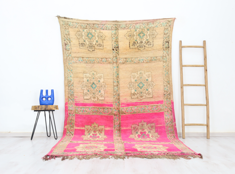 Tamenna Vintage Moroccan Rug 5'4" x 9'2"
