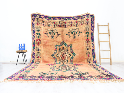 Tirzin Vintage Moroccan Rug 7'5" x 12'4"