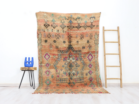 Taluft Vintage Moroccan Rug 5'1" x 7'7"