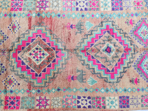 Awrigha Vintage Moroccan Rug 6'6" x 13'8"