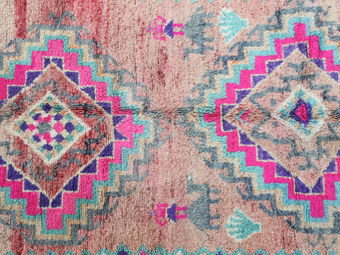 Awrigha Vintage Moroccan Rug 6'6" x 13'8"