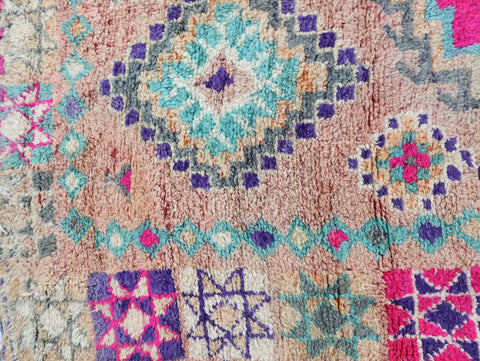 Awrigha Vintage Moroccan Rug 6'6" x 13'8"